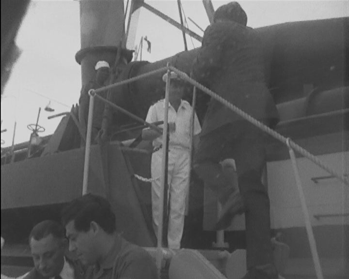 Baltazar Rebelo de Sousa visita porto de Lourenço Marques