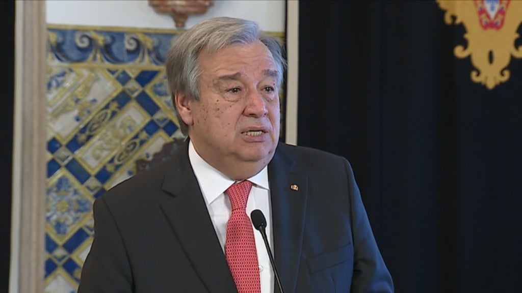 Críticas de António Guterres às politicas de apoio aos refugiados na Europa