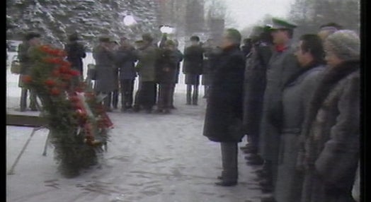 Homenagem aos mortos do exército soviético