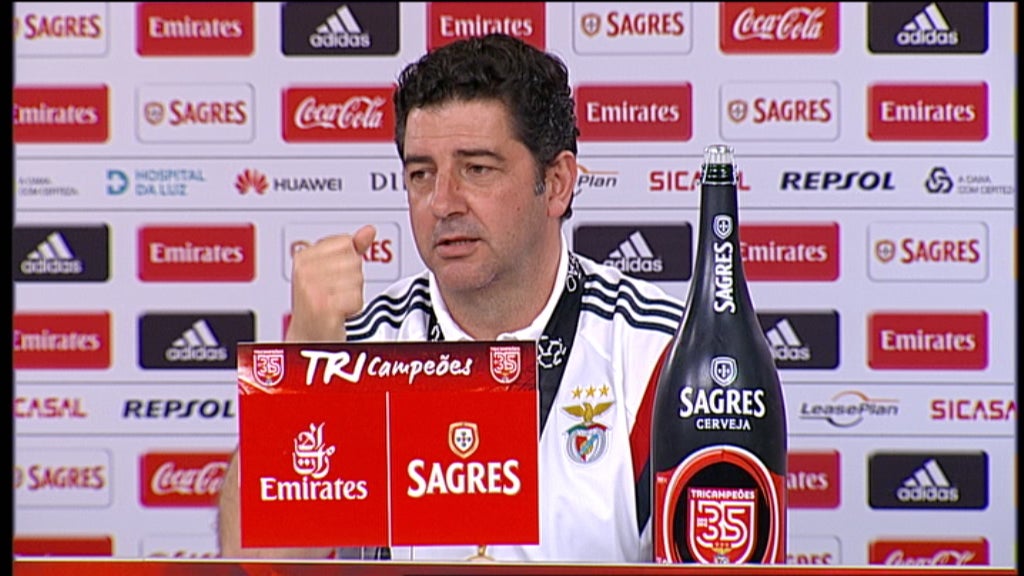 Futebol: Rui Vitória responde a Jorge Jesus