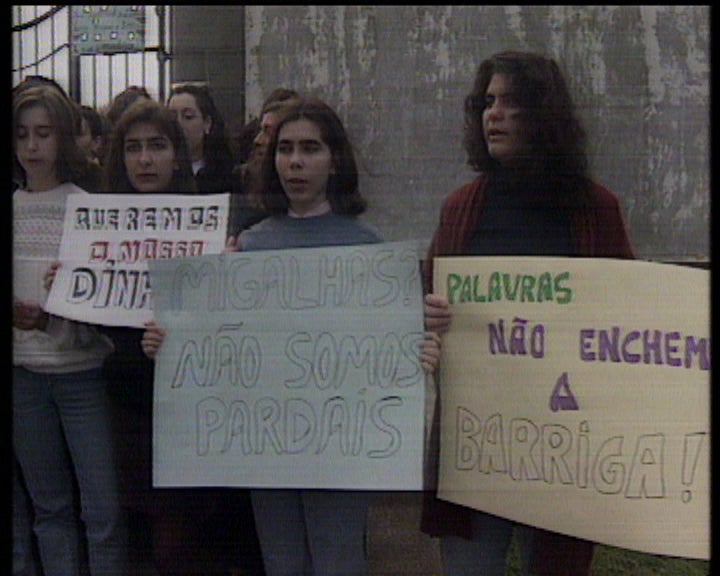 Protesto de alunos da Universidade dos Açores
