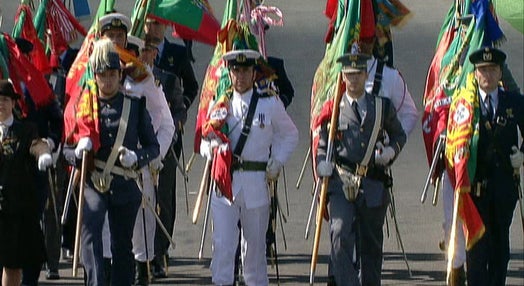 Parada militar no 10 de Junho