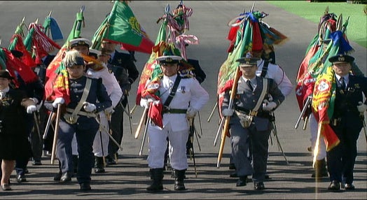Parada militar no 10 de Junho