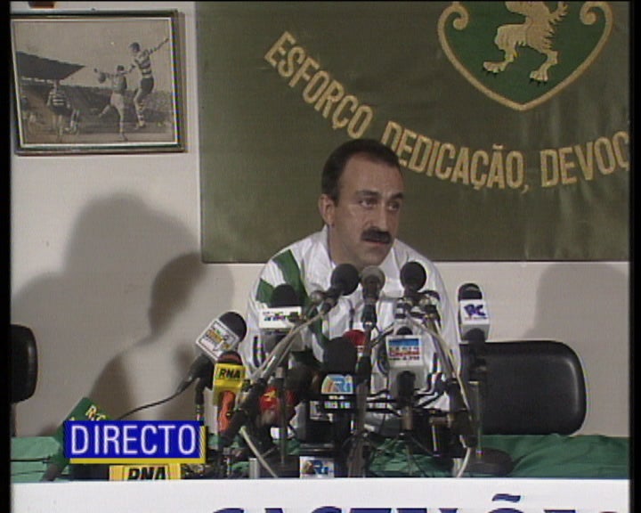 Conferência de imprensa do Sporting