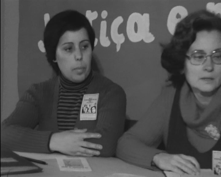 Conferência de imprensa do Movimento Democrático de Mulheres