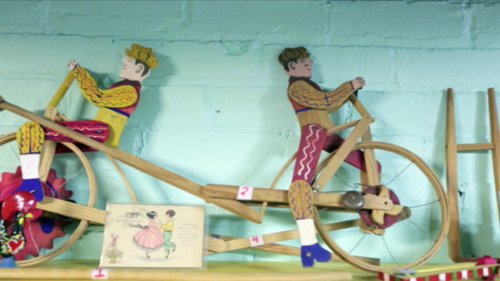 Exposição de brinquedos tradicionais