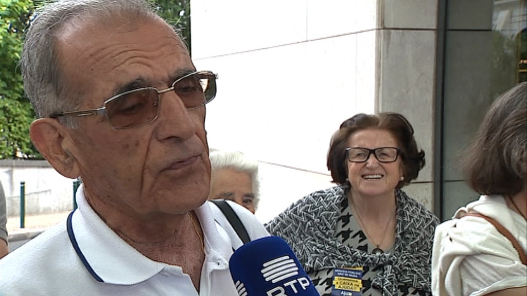 Protesto de clientes da CGD