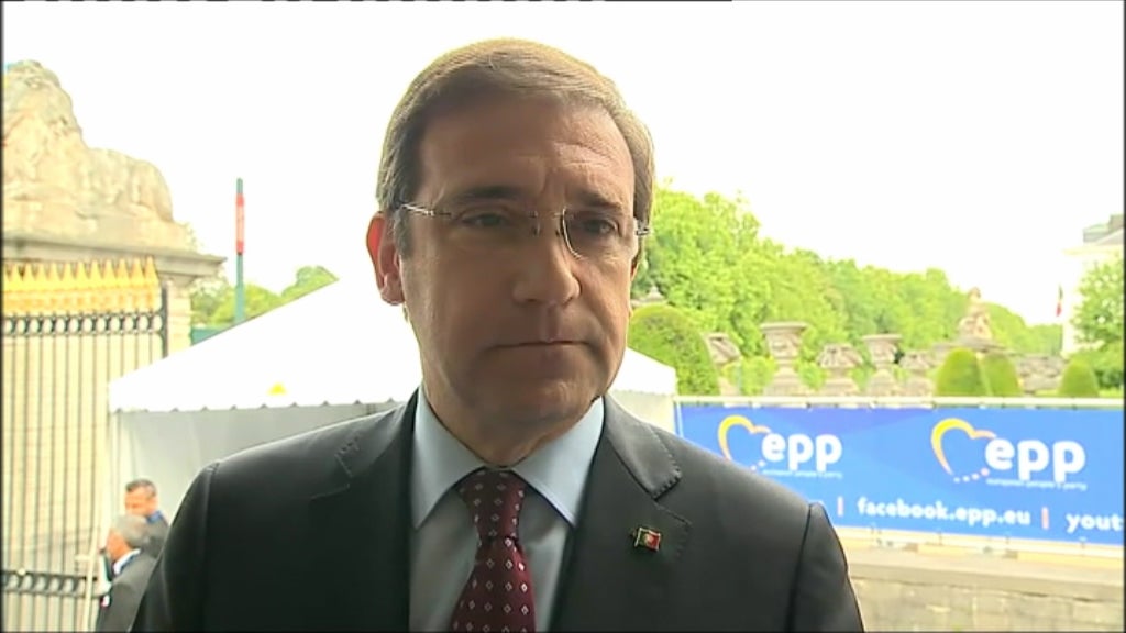 Pedro Passos Coelho em Bruxelas