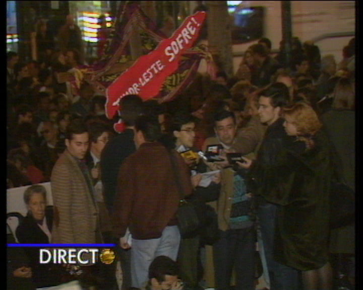 Manifestação de protesto contra a Indonésia