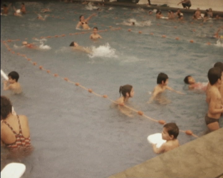 Inauguração de piscina no Campo Grande