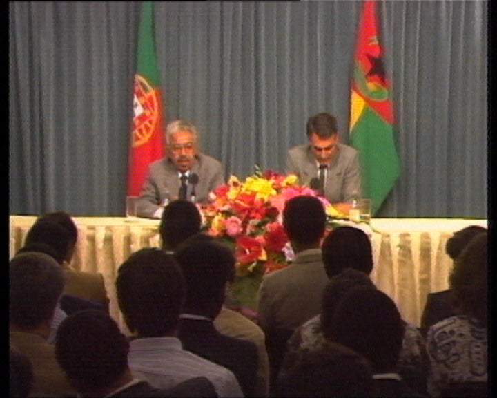 Conferência de imprensa de Pedro Pires