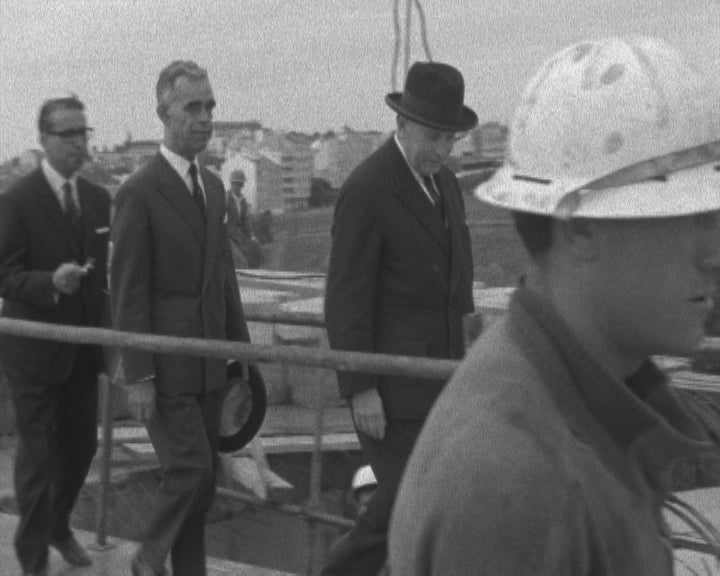 Visita de Américo Tomás à Ponte Sobre o Tejo