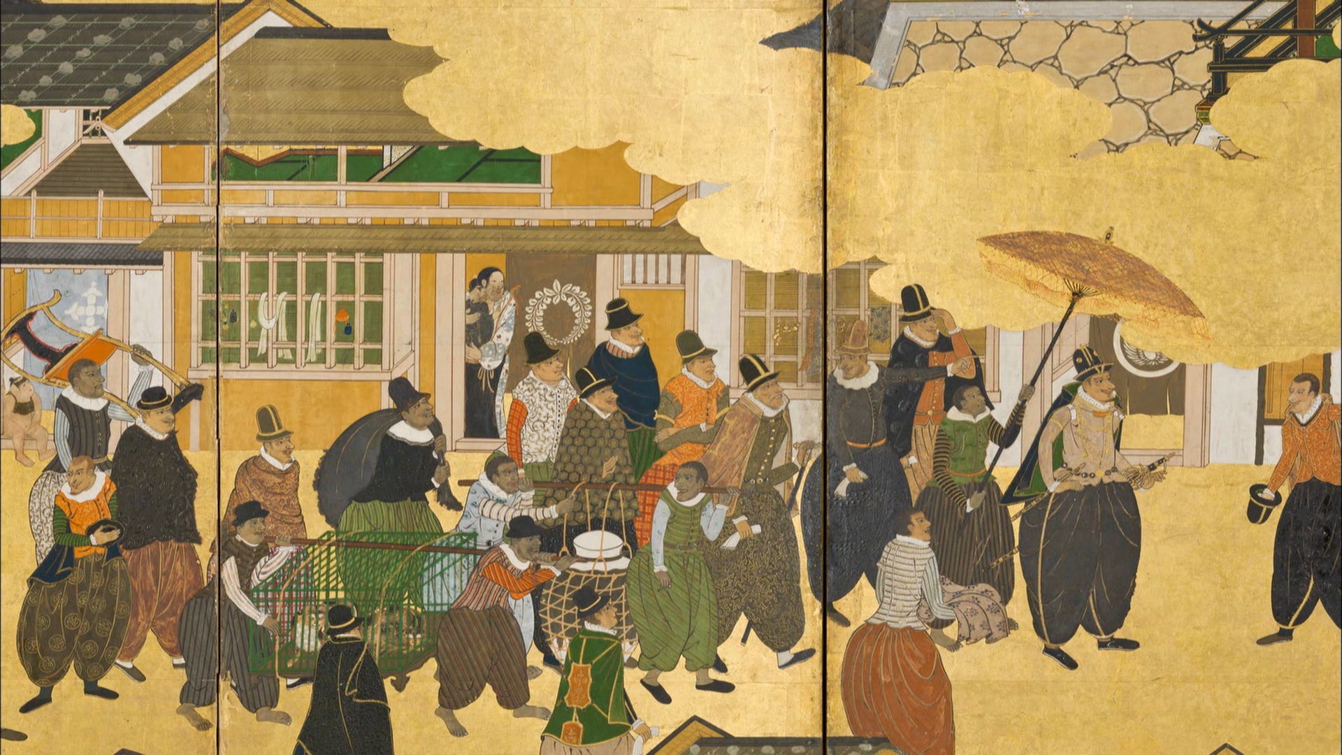 Biombos Namban do Museu Nacional de Arte Antiga