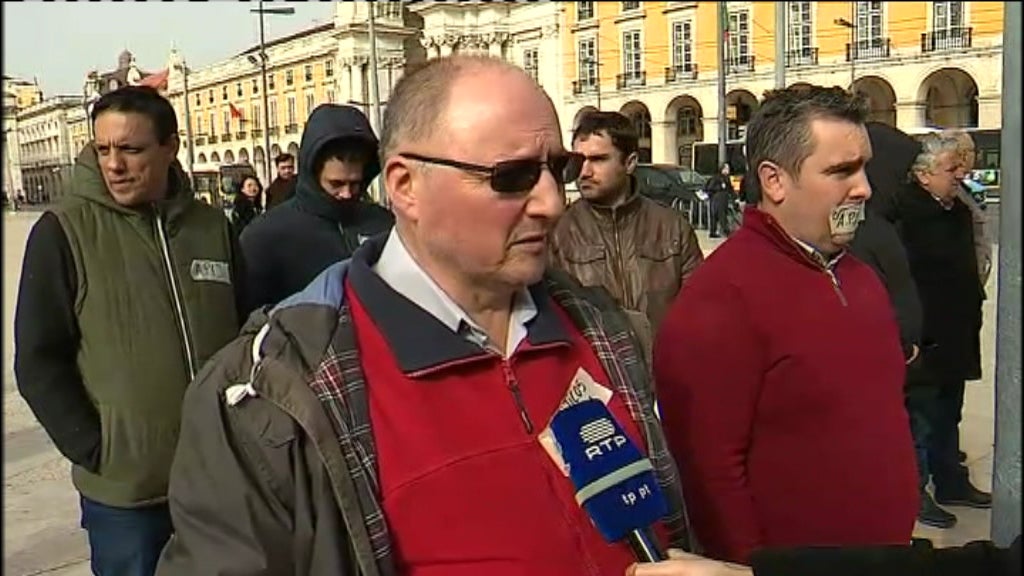 Protesto dos empresários de diversão