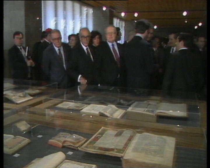 Cerimónia de inauguração da Torre do Tombo