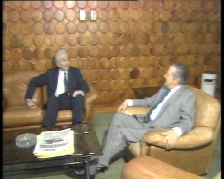 Regresso de Francesco Cossiga a Itália