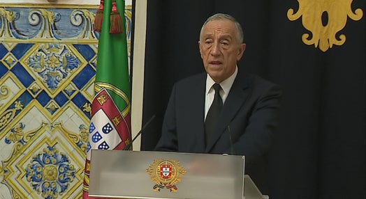 Reação de Marcelo Rebelo de Sousa à morte de Mário Soares