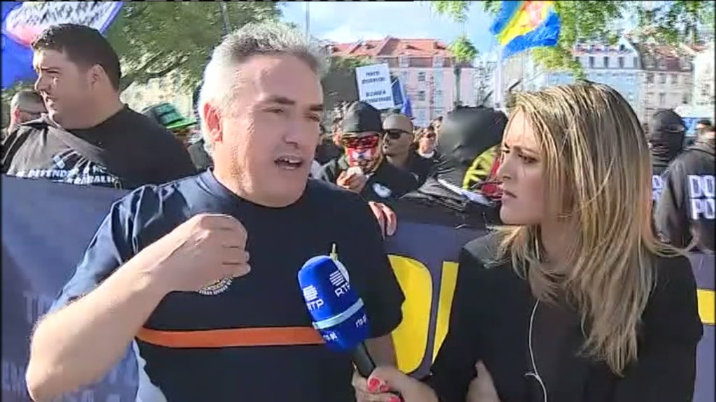 Manifestação dos Estivadores em Lisboa