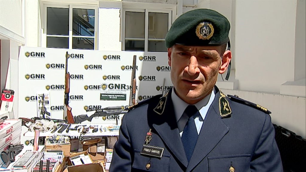 Apreensão de armas em Loulé