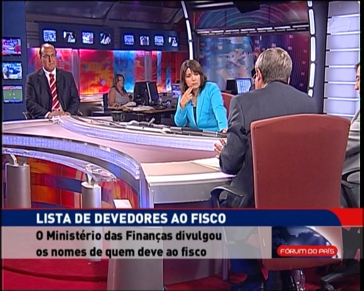 Lista dos devedores aos fisco publicada na Internet