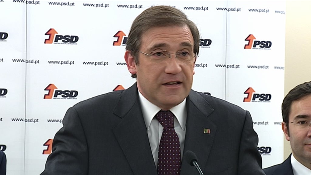 Passos Coelho candidato a líder do PSD