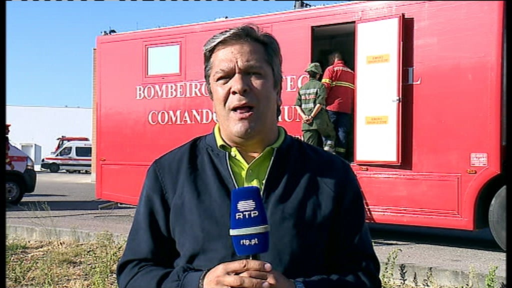 Incêndio florestal na Sertã