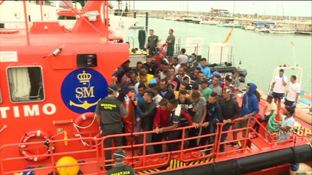 Refugiados em Espanha