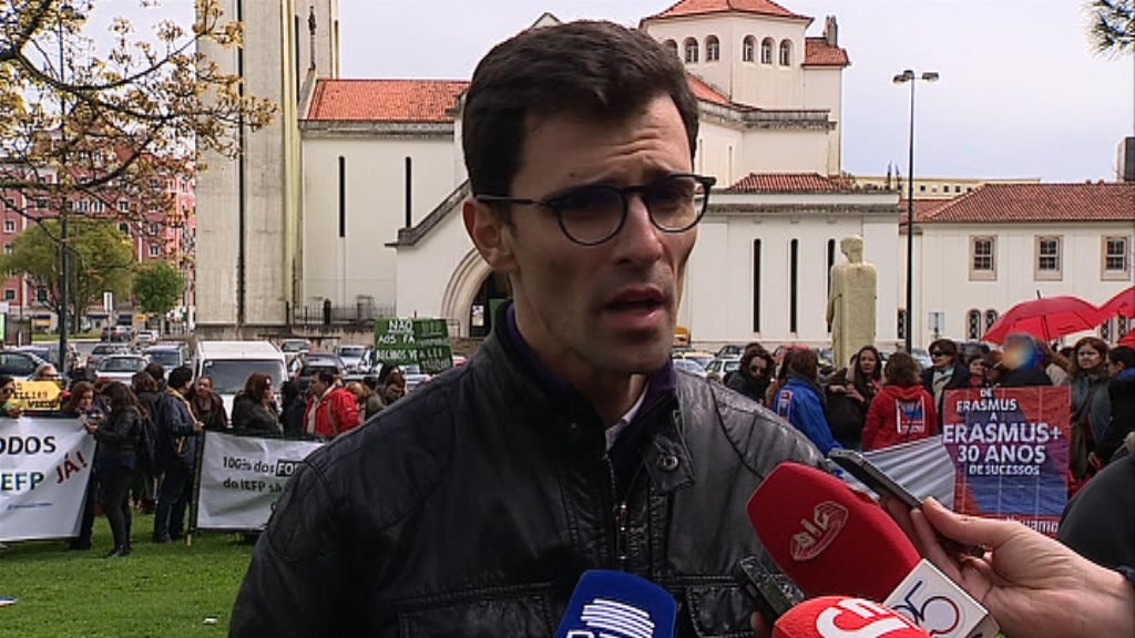 Protesto dos precários