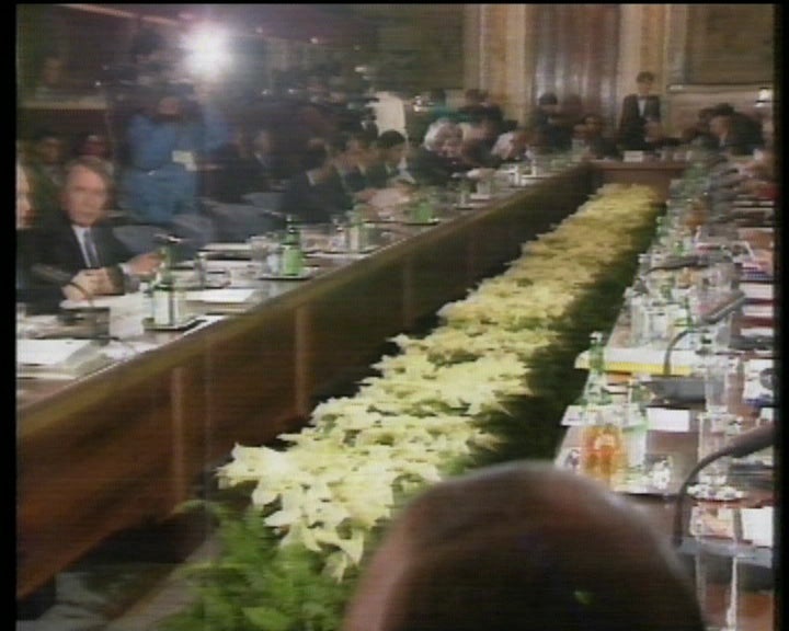 Cimeira da CEE em Roma