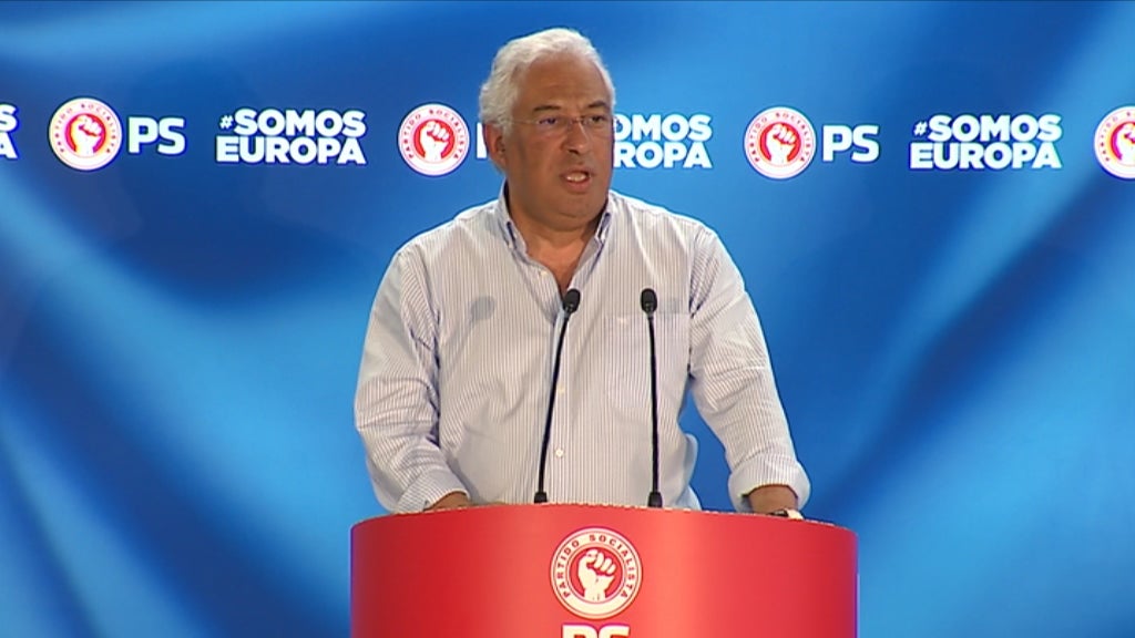 António Costa recebido com protesto em Avintes