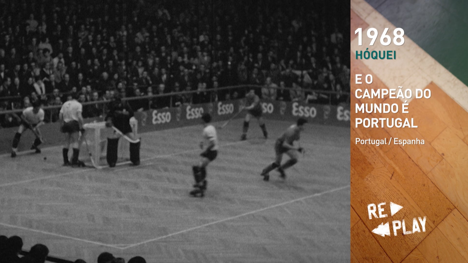 1968 Hóquei: E o campeão do mundo é Portugal
