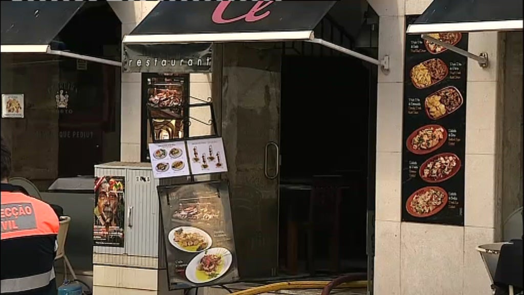 Incêndio num restaurante em Lisboa