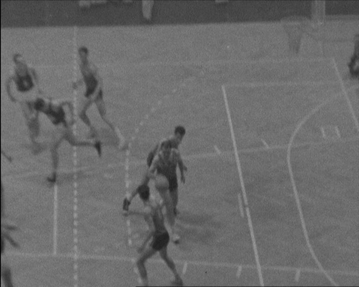 Jogo de basquetebol de Portugal vs Espanha