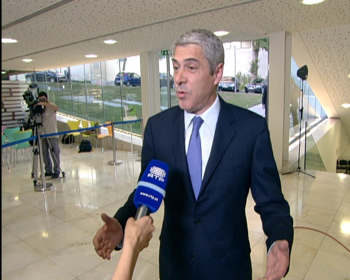 Chegada de José Sócrates