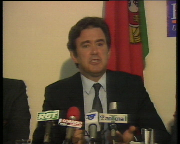 Conferência de imprensa de Basílio Horta