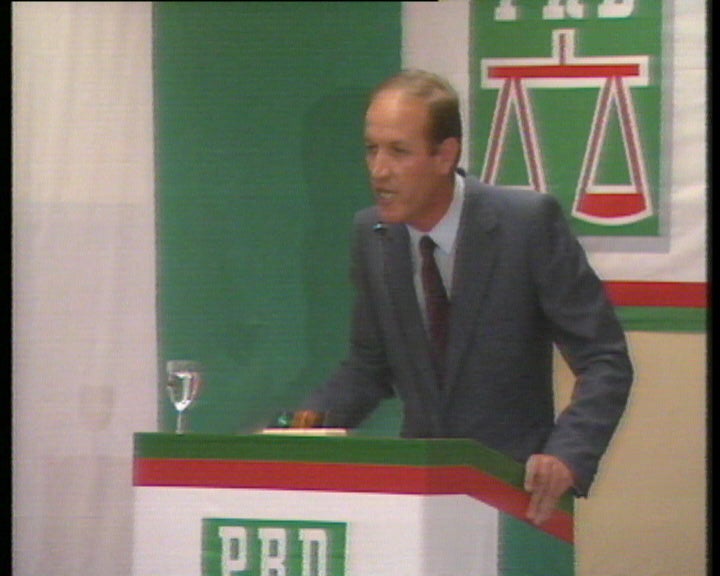 Hermínio Martinho na IV Convenção do PRD