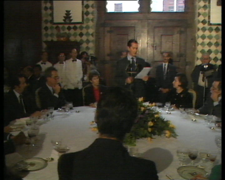 Reunião de Cavaco Silva com Collor de Melo