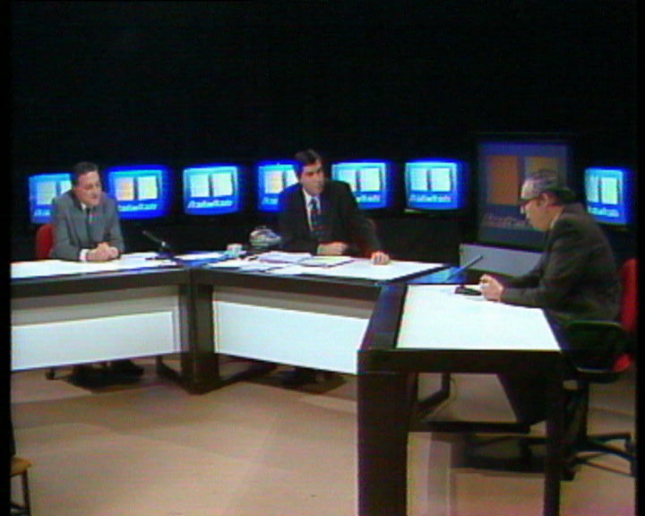 Debate entre Luís Beiroco e Ângelo Correia