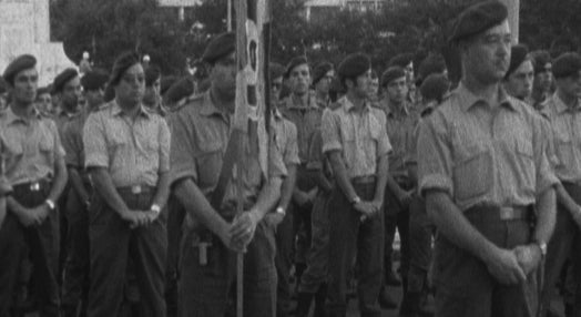 Cerimónia de despedida de contingente militar em Lourenço Marques