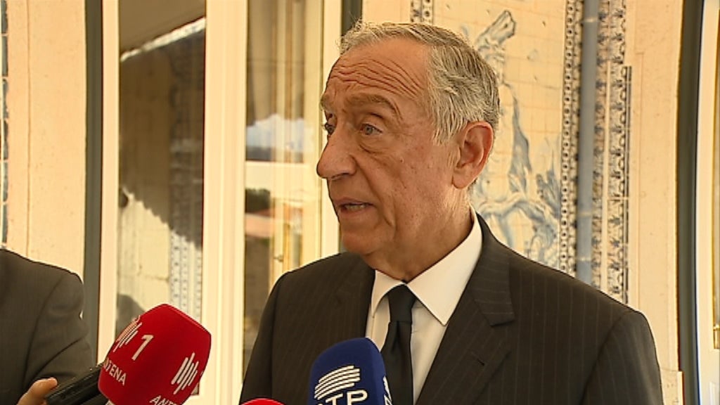 Marcelo Rebelo de Sousa sobre derrocada de estrada