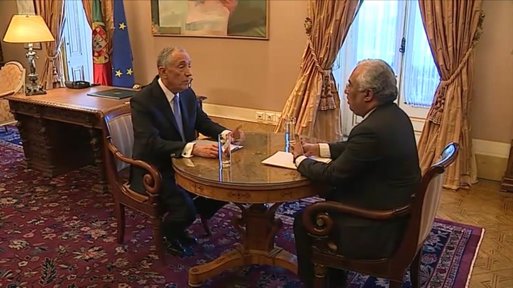 Marcelo Rebelo de Sousa recebe António Costa