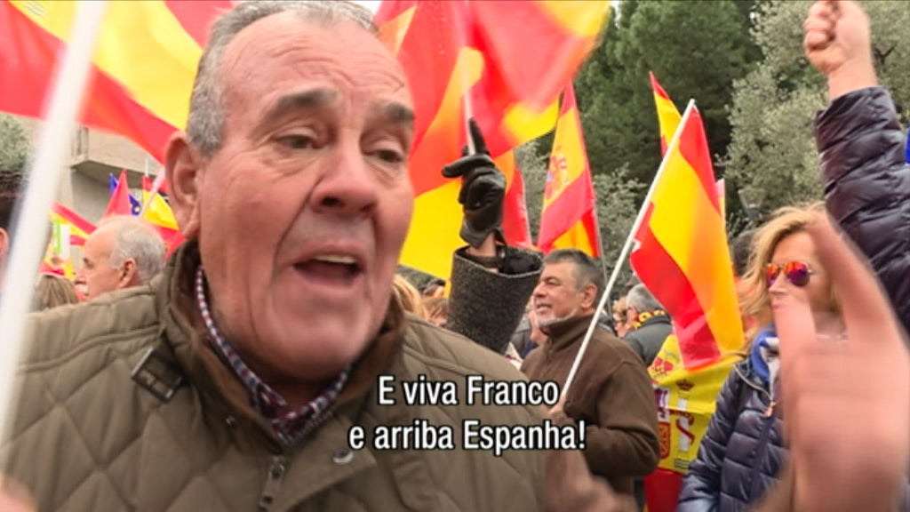 Manifestação em Espanha
