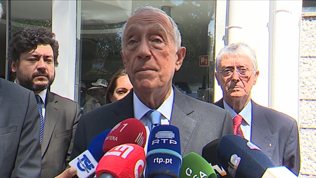 Declarações de Marcelo Rebelo de Sousa