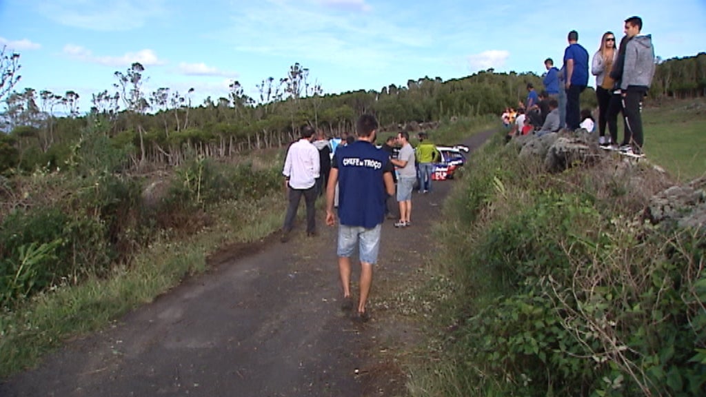 Acidente no Rali do Pico