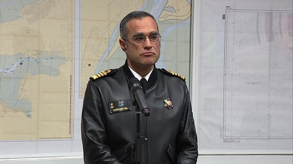 Conferência de imprensa do Comandante Coelho Gil