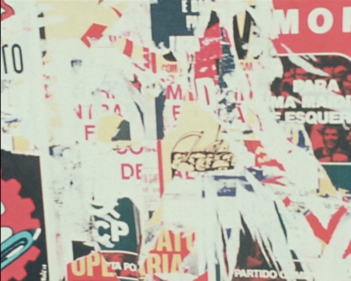 Limpeza de cartazes eleitorais