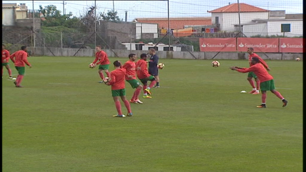 Futebol: treino do Marítimo