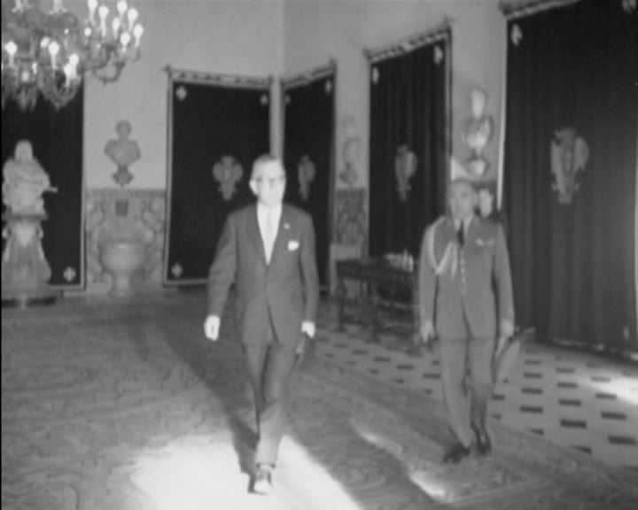 Kai-Uwe von Hassel no Palácio de Belém