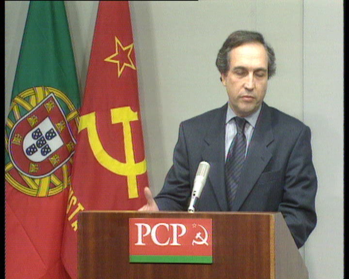 Carlos Carvalhas reage à vitória de Jorge Sampaio