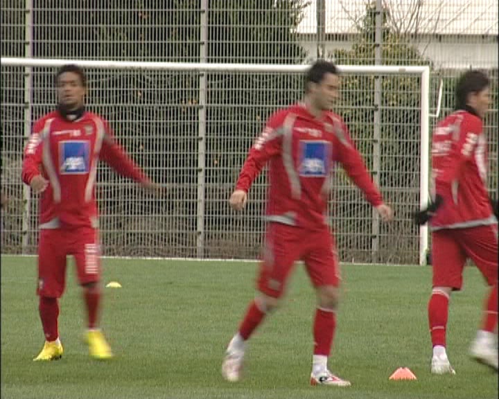 Futebol: treino do SC Braga